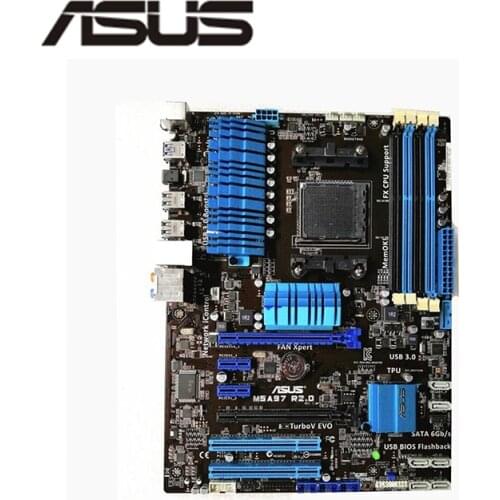 For ASUS M5A97 R2.0 Motherboard Socket AM3+ DDR3 32GB For AMD 970 FX Original Desktop Mainboard M5A97 SATA III Used Mainboard