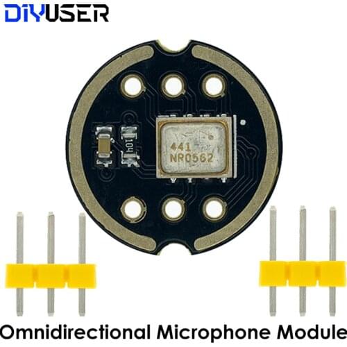 MH-ET LIVE Omnidirectional Microphone Module I2S Interface INMP441 MEMS High Precision Low Power Ultra small volume for ESP32