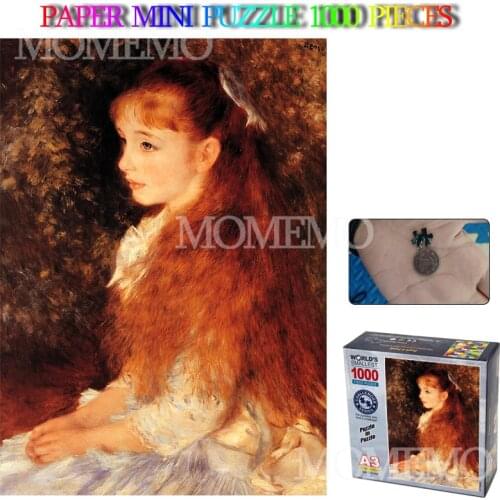 Portrait of Miss Condavis Puzzle Mini 1000 Pieces Jigsaw Puzzle World Famous Oil Painting Puzzles 1000 Pieces Toys for Adults