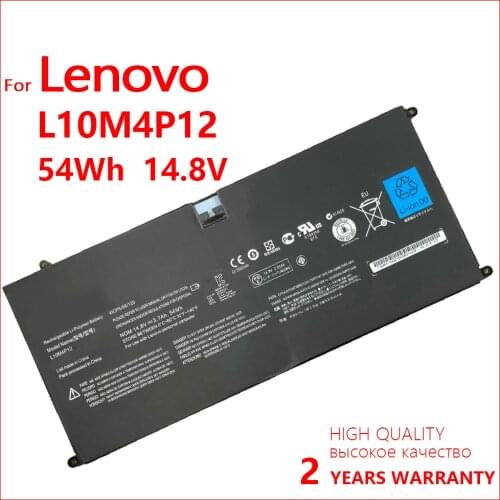14.8v 54wh Genuine New Original Laptop replacement Li-ion Battery for LENOVO U300S U300 L10M4P12 Yoga 13 with tracking number