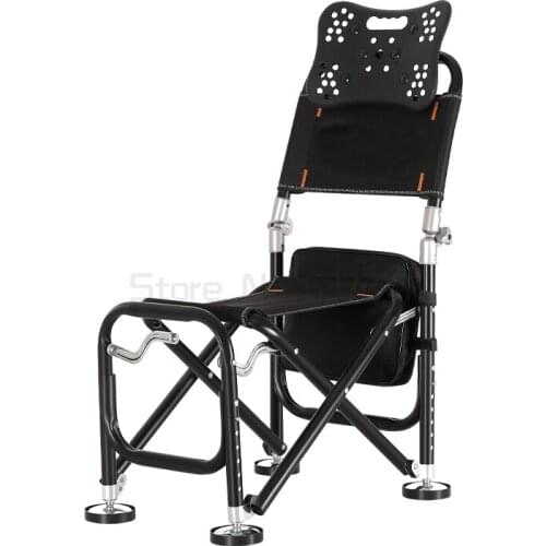 Fishing chair folding multifunctional wild fishing chair fishing stool platform fishing portable stool all terrain fishing chair