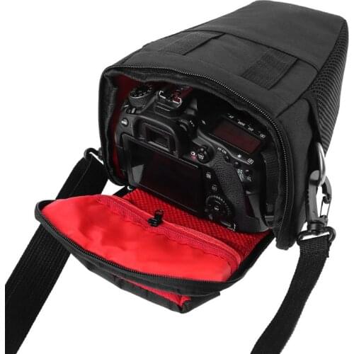 DSLR Camera Bag Case For Canon EOS 4000D M50 M6 200D 1300D 1200D 1500D 77D 800D 80D Nikon D3400 D5300 760D 750D 700D 600D 550D