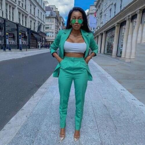 VEIAIWomen Business Pant Suits Female Plus Size Ladies Pantsuit Blazer+Pants for Wedding Party Custom Made Trouser Tuxedos