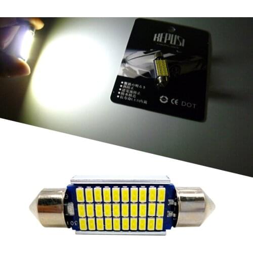 1Pcs 31mm 36mm 39mm 41mm C5W C10W 3014 LED Festoon Light CANBUS NO ERROR Auto Interior Dome lamp white