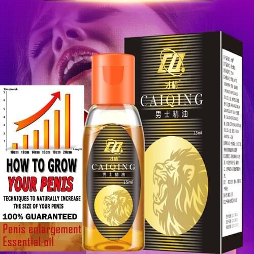 15ML Penis Enlargement Essential Oil Delay Cream Extension Thickening Increasing Men Extender Enhancers Cock Dick Bigger Cream