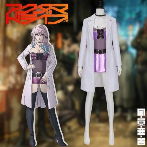 Anime Akudama Drive Doctor Lovely Trench Suit Uniform Dailydress Full Set Party Cosplay Costume Halloween Men FreeShipping 2020