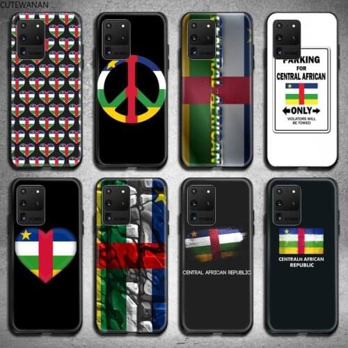 Central Africa flag Phone Case For Samsung Galaxy S21 Plus Ultra S20 FE M11 S8 S9 plus S10 5G lite 2020