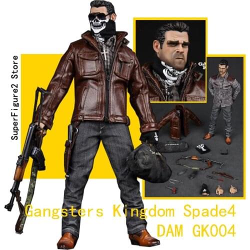 DAM DAMTOYS GK004 1/6 Gangsters Kingdom Spade4 12" Collection Action Figure for Fans Holiday Gift