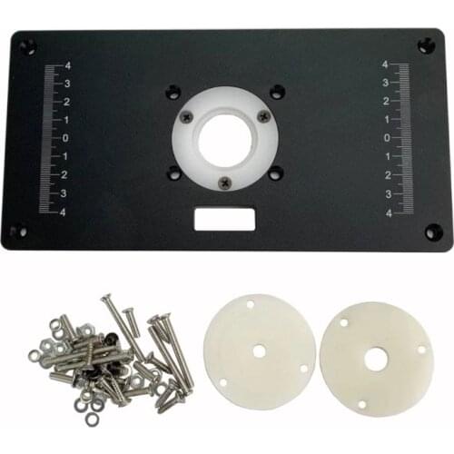 Woodworking Electric Wood Milling Flip-chip Insert Plate Aluminum Alloy Universal Engraving Machine Workbench