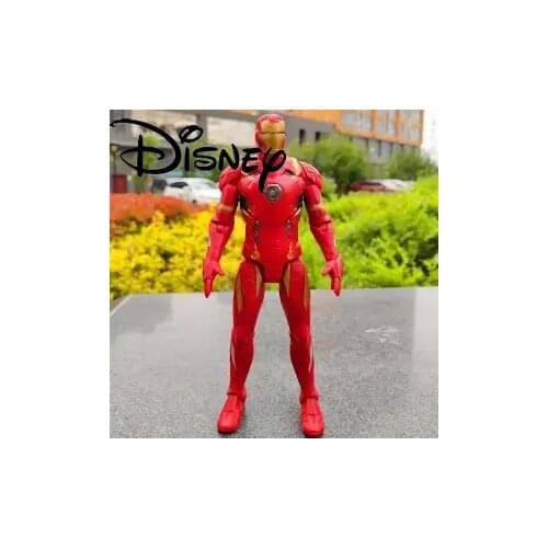 Disney Marvel Avengers Iron Man Hand-made Anti-Hulk Armor Model Toy Doll Hulk Car Decoration Doll Cartoon Decoration