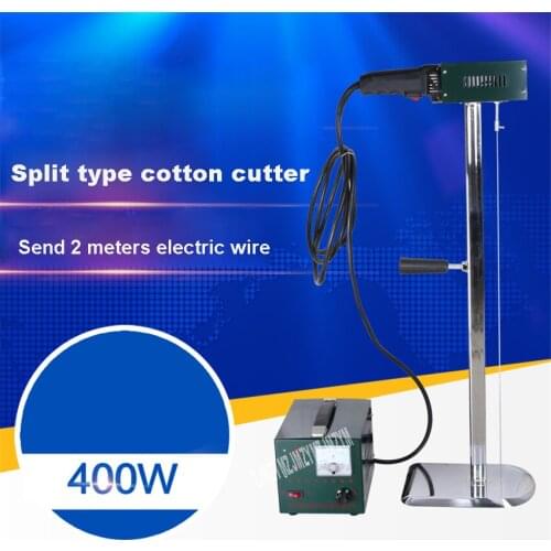 Electric Cotton Cutter Split Type Sponge Foam Cotton Cutting Machine Chemical Fiber Cotton Cutting Cutter 75cm/ 90cm 220V 400W