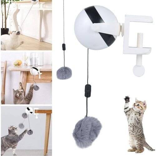Electric Automatic Lifting Cat Ball Toy Interactive Puzzle Smart Pet Cat Ball Teaser Toys Pet Supply Lifting Balls Electric