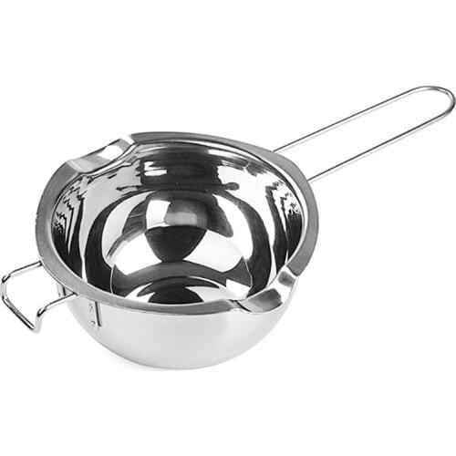 Long Handle Wax Melting Stainless Steel Pot DIY Scented Candle Soap Chocolate Butter Non-stick Easy Cleaning Handmade Soap Tool