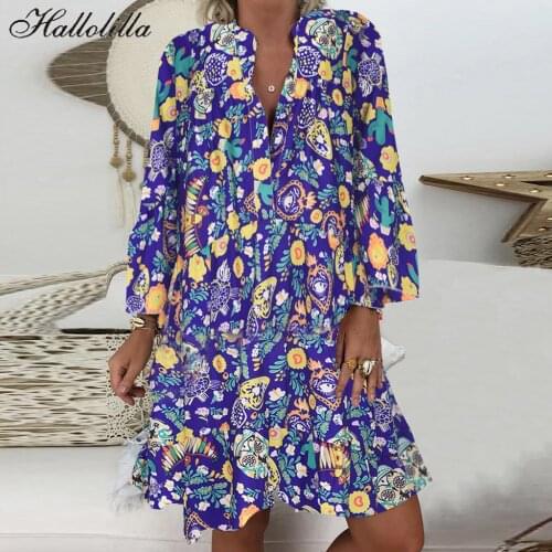Hallolilla Plus Size Summer Dresses