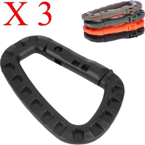 Quickdraw attach Outdoor Mountain Buckle Hike Hang Carabiner Climb Bushcraft Snap molle Clasp Clip Hook Hanger Webbing Web Camp