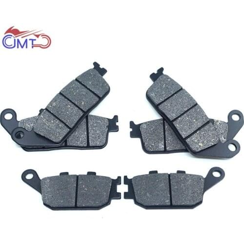 For Kawasaki Z750 Z 750 ZR750 2007 2008 2009 2010 ABS 2007-2009 Front Rear Brake Disc Pads Set Kit