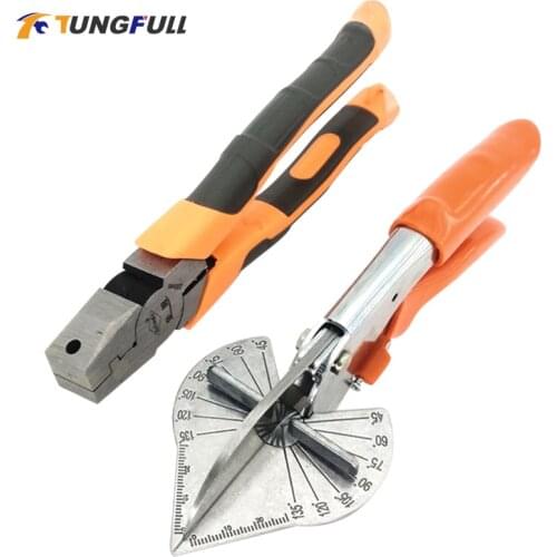 Multi Angle Mitre Siding Wire Duct Cutter PVC PE Plastic Pipe Hose Scissor Cut Housework home decor Plumbing Tool 45-120 Degree