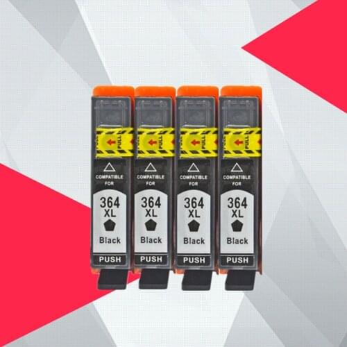 4Pack Black Ink Cartridge Replacement for HP 364 XL 364xl for Deskjet 3070A 7510 photosmart 5510 5515 5520 7520 B109a 6510