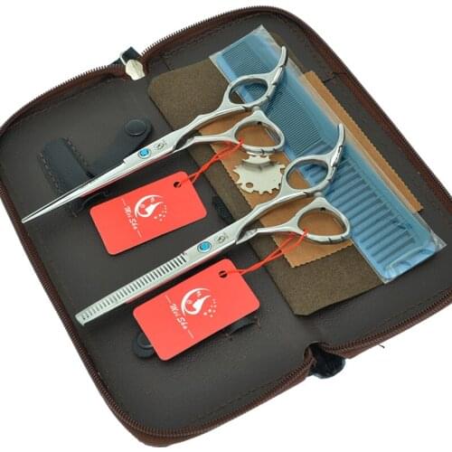 Meisha 5.5'' 6.0" Japan 440C Barber Cutting Scissors Professional Hair Styling Thinning Shears High Quality Hair Clippers A0036A