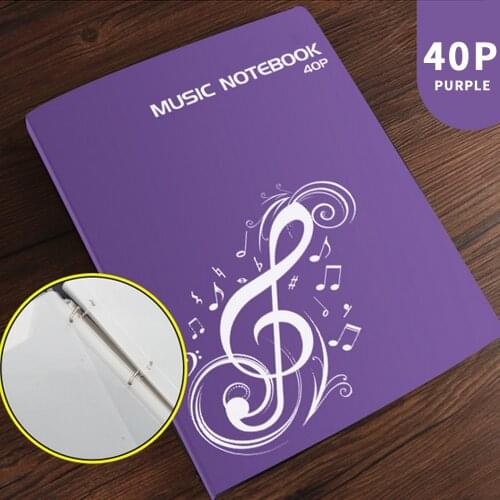 40 Pages Piano Score Folder Music Organizer Practice Expanded A4 Sheet Bag Stave Storage Holder Musical Instrument Accessories