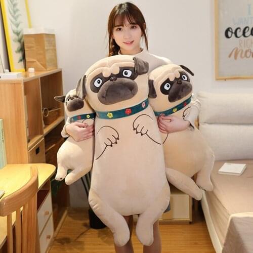 1pcs Cute shar pei dog Toy stuffed animal Plush Cushion Cartoon Plush bulldog kids friend birthday gift present home car decor