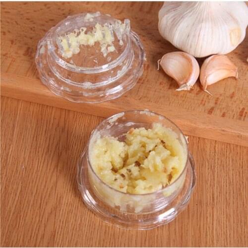 Mini Portable Garlic Press Chopper Slicer Hand Presser Grinder Crusher Kitchen Tools Press Garlic Twist Garlic Box Accessories