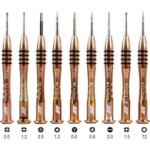 Precision 1.2mm Pentalobe T5 T6 Torx Screwdriver for Mobile Phone Macbook with Retina Display Laptop Screwdriver Repair Tool Set