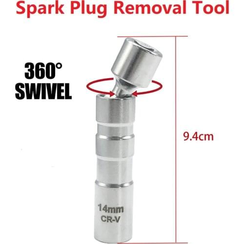 14mm Spark Plug Socket Drive 12-Point Drive Socket Spark Plug Sockets Magnetic Removal Tool For BMW For Nissan For Mercedes
