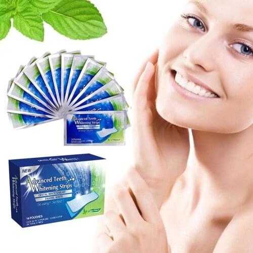 PROFESSIONAL HOME TEETH WHITENING STRIPS -TOOTH BLEACHING WHITER WHITESTRIPS