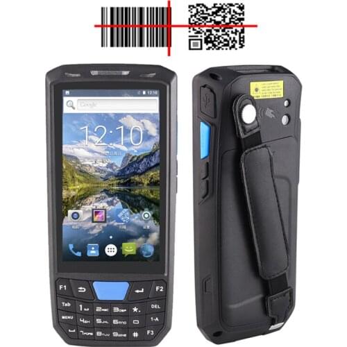 Shenzhen Lecom PDA manufacturer industrial Rugged 1D 2D handheld android 4g barcode scanner with display for courier express