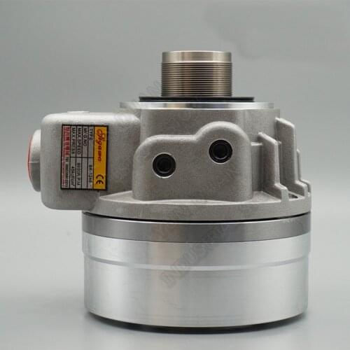 High Speed Hollow Rotating Oil Cylinder Rotary 75mm Hole Match 10" 12" 3 Jaw Hydraulic Chuck BK-1075 For CNC Lathe CE