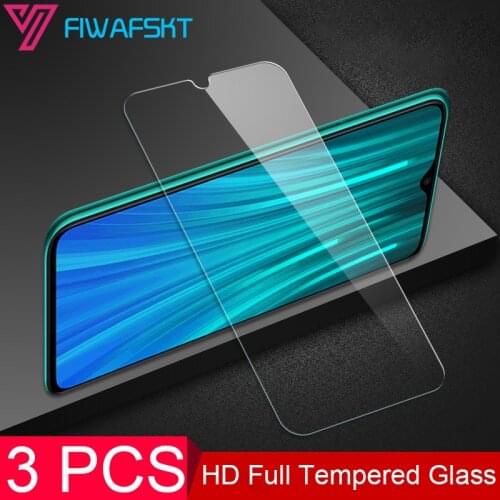 3PCS 9H Tempered Glass For Xiaomi Redmi Note 8 Pro 8A 7 7A 6 6A 5 Plus Note 5 Global Version Screen Protector Protective Glass