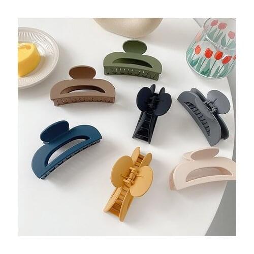 Korean Claw Clip Hair Clips for Women Simple Large Solid Color Hairclip Crab for Hair Girls Hair Clips Hair Accessories New