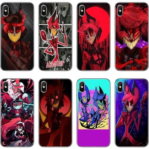 Hazbin Hotels Alastor Accessories Phone Case For Huawei P40 P30 P20 Pro P10 P9 Lite Y5 Y6 Y7 Y9 P Smart Plus 2018 2019