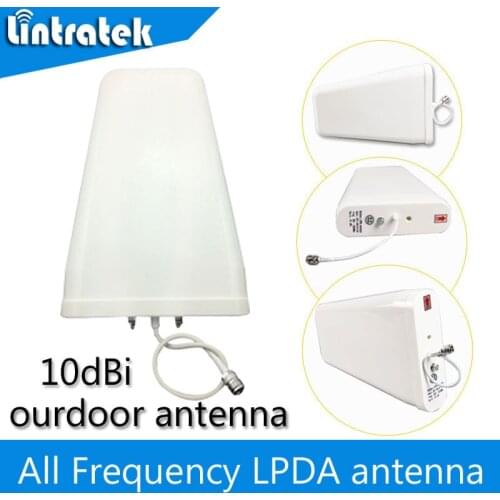 4G LTE Antenna 10dbi High Gain Log-periodic Antenna N Type Connector 800-2700Mhz Signal Booster Modem Antenna