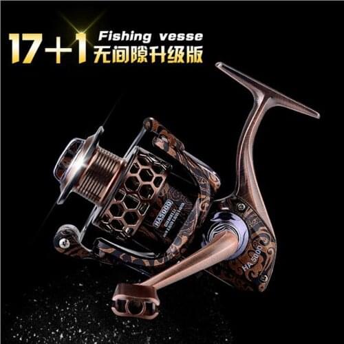 AOJIANGSHARK 2019 new rotating reel professional full metal fishing reel, can exchange handles 1000-7000