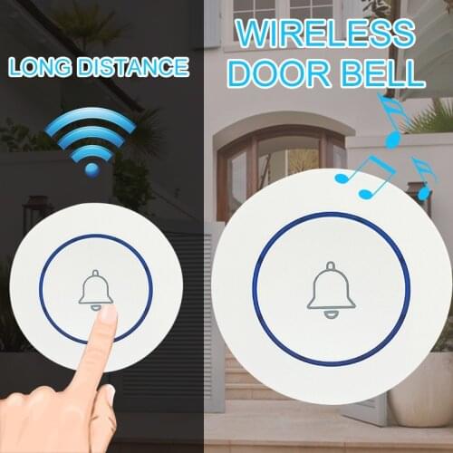 Wireless Doorbell Button Emergency Call Button Paste Type Wireless Smart WIFI Doorbell Wireless Button Alarm AccessoriesWireless