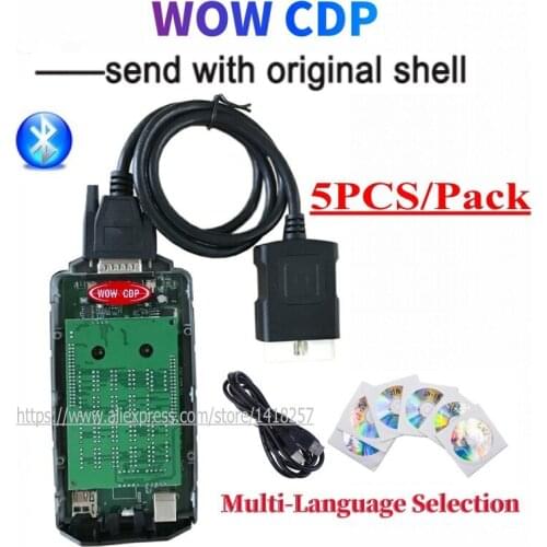 DHL ship 5pcs/pack NEW VCI 2017.R3 with KEYGEN Pro with Bluetooth usb Obd2 Car Truck Diagnostic Tool Obd Scanner