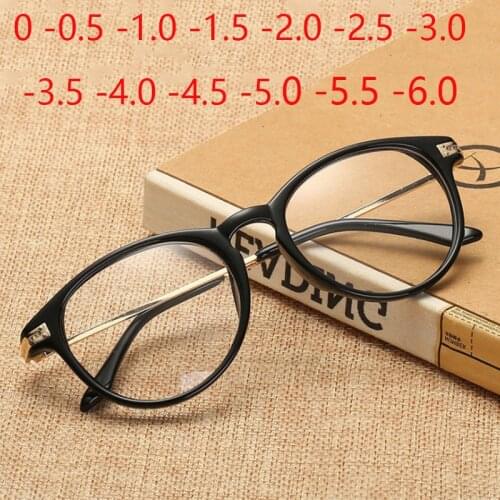 Dioptre -0.5 to -6.0 Upscale Myopia Glasses Men Women Name Brand Fashion Finished Nearsighted Eyewear