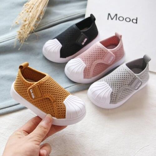 Kids Toddler Shoes Spring and Autumn New Soft Sole Running Shoes Knitted Indoor Outdoor Shoes for 1-3years Boys Girls Child Gift