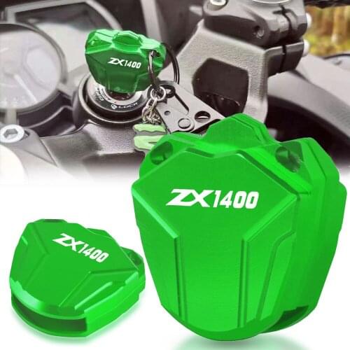 Motorcycle Accessories ABS (Key Without chip) CNC Key Case Cover Shell FOR KAWASAKI ZX1400 ZX 1400 ABS 2012 2013 2014 2015 2016