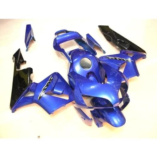 H-100% blue black fairing kits for CBR600RR 03 04 F5 CBR 600RR 03-04 CBR600 RR 2003 2004 red white black fairings