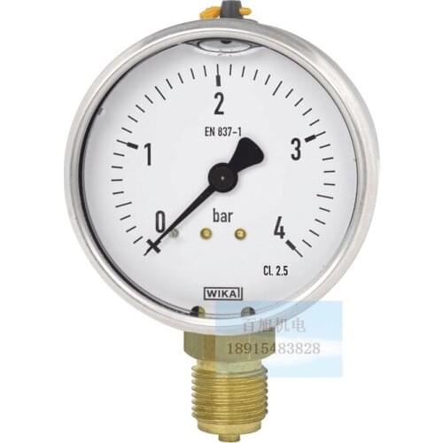 Bourdon tube pressure gauge 113.53.100 113.53 series 113 pressure gauge