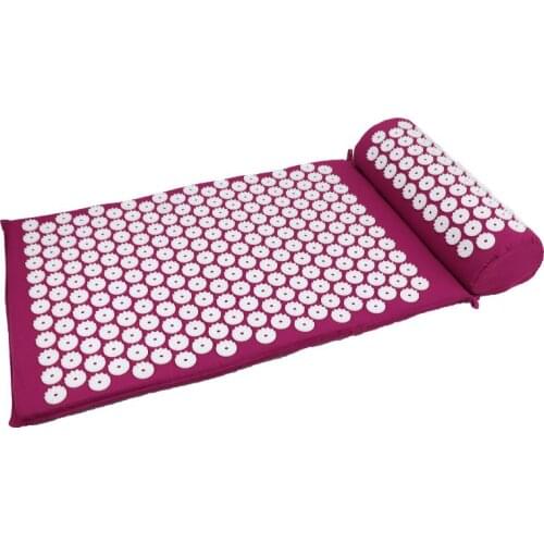 Massage Pad Pillow Acupressure Mat Head Neck Back Foot Massage Cushion Yoga Spike Mat Anti-stress Acupuncture Needle Massager