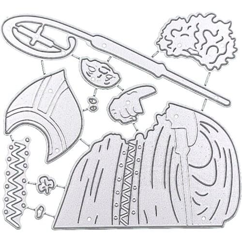 Santa Claus Metal Cutting Dies Stencil DIY Scrapbook Album Paper Card Template