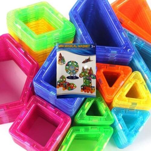 Mini Magnetic Blocks Magnet Constructor Designer Models & Building Toys Magnetic Toys For Children Kids Gifts