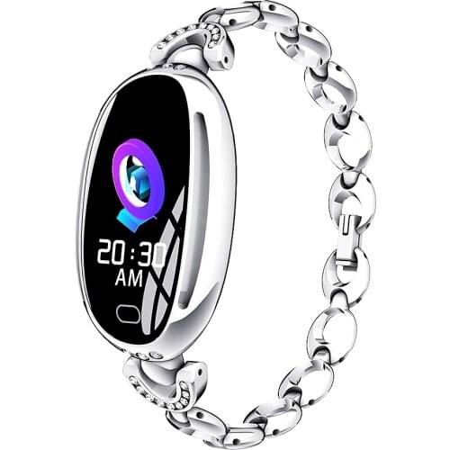 Nennbo Women E68 Smart Watch Waterproof IP67 Blood Pressure Heart Rate Monitor Sport Bluetooth Bracelet For iOS Android