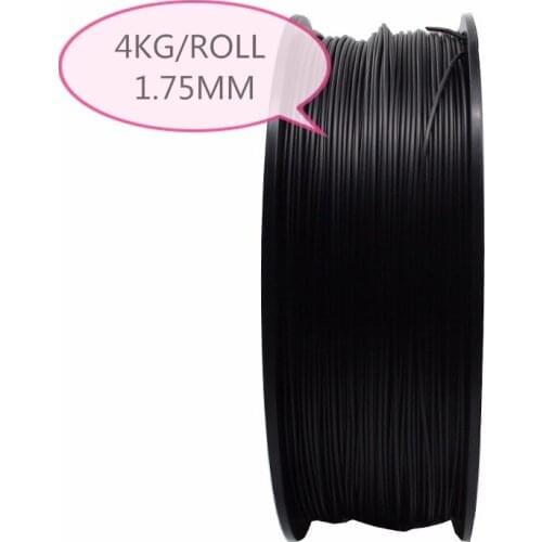 4kg/Roll PLA Filament 1.75mm Plastic 3D Printer 4 Colors Optional Rubber Consumables Material for Printing
