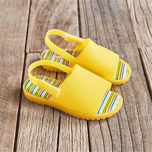 New Summer Fashion Baby Soft-soled Comfortable Princess Girls Flat Children PVC Sandals