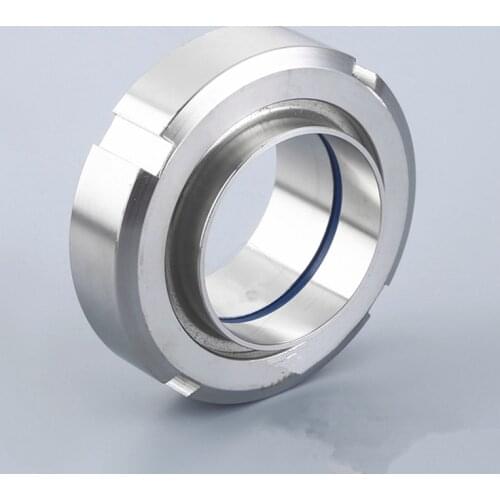 76mm 3" SS304 Stainless Steel Sanitary SMS Weld On Socket Union Set Pipe Fitting For Food Industries